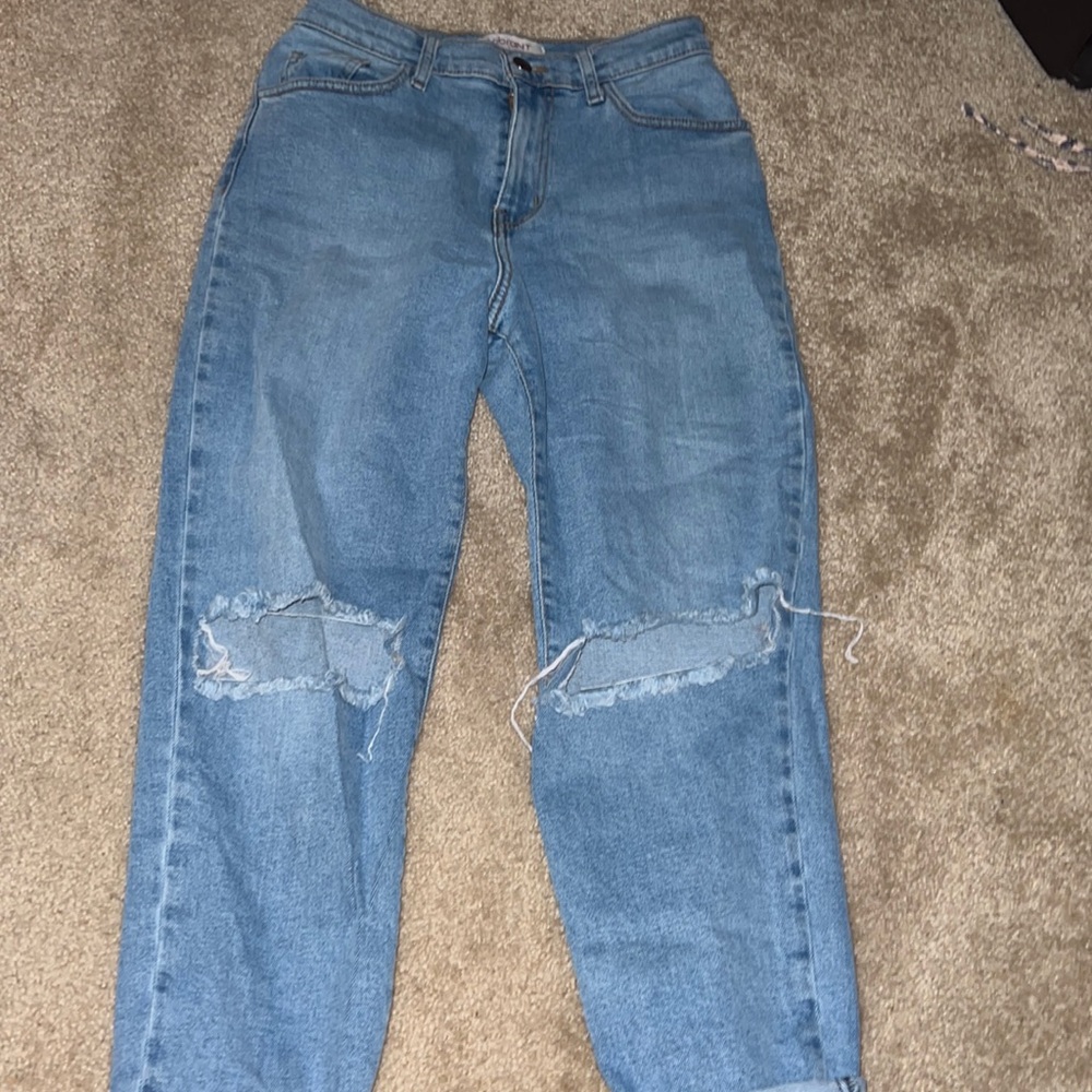 High Waisted Mom Jeans